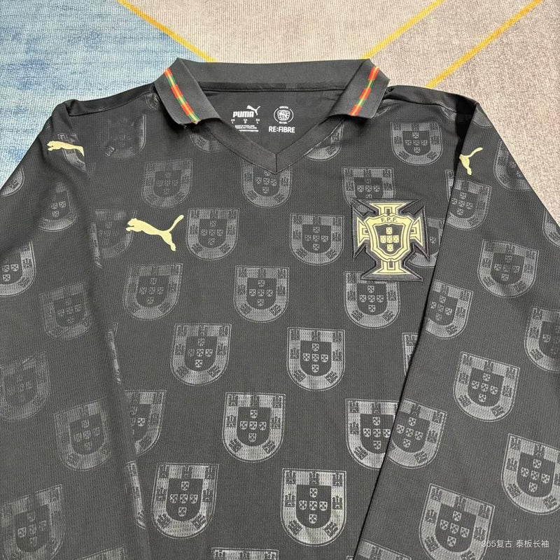 Camisola Seleção Portugal MANGA LONGA edição especial pantera negra EUSÉBIO 2026/27 - ADEPTO