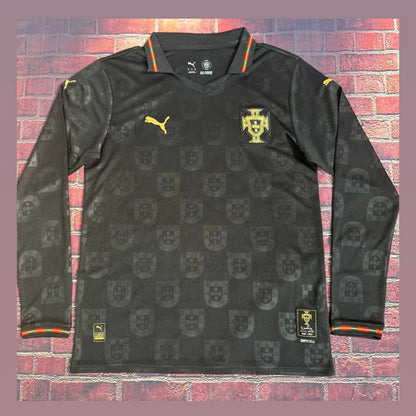 Camisola Seleção Portugal MANGA LONGA edição especial pantera negra EUSÉBIO 2026/27 - ADEPTO