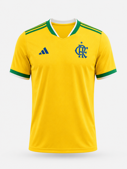 Camisola Flamengo Brasil Copa do Mundo 2026- Amarela