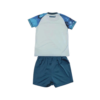 Conjunto Infantil Bayer Leverkusen alternativo azul 2026/27