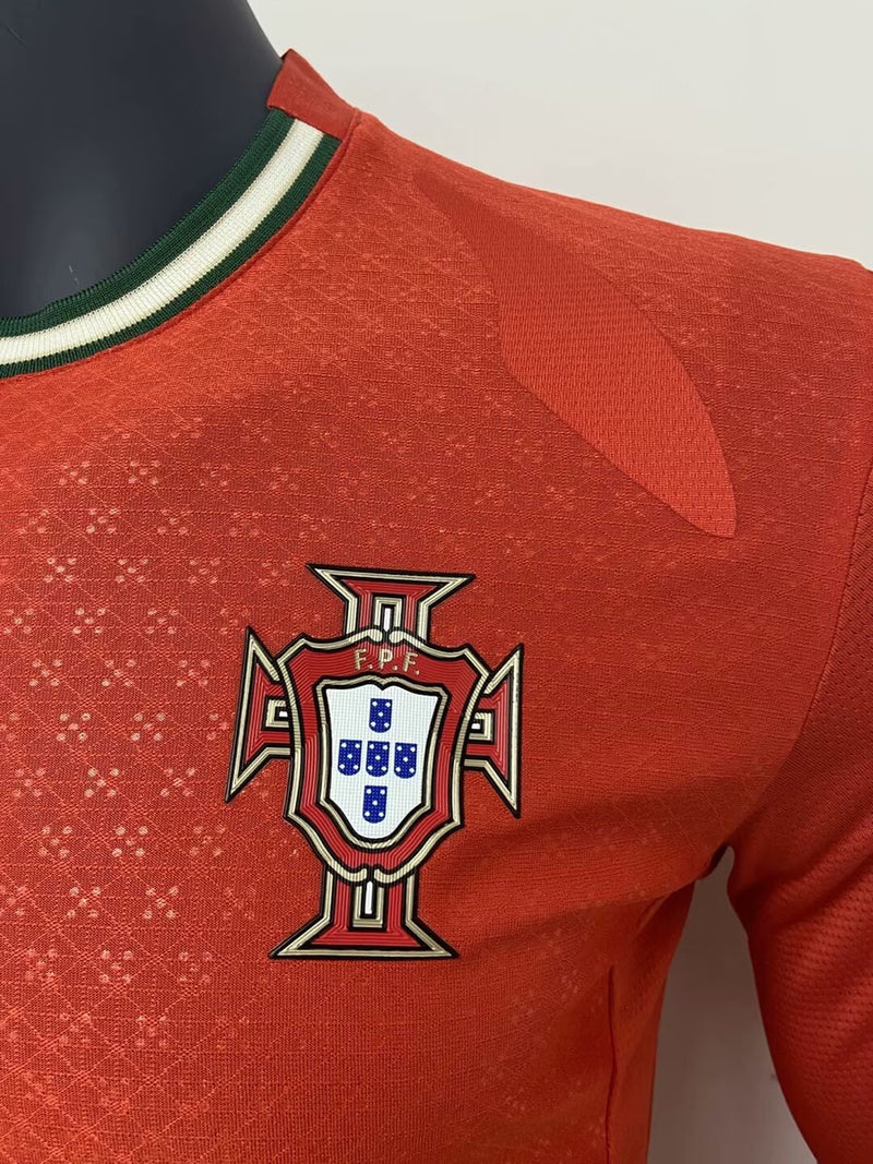 Camisola Portugal vermelha home 2025 Player