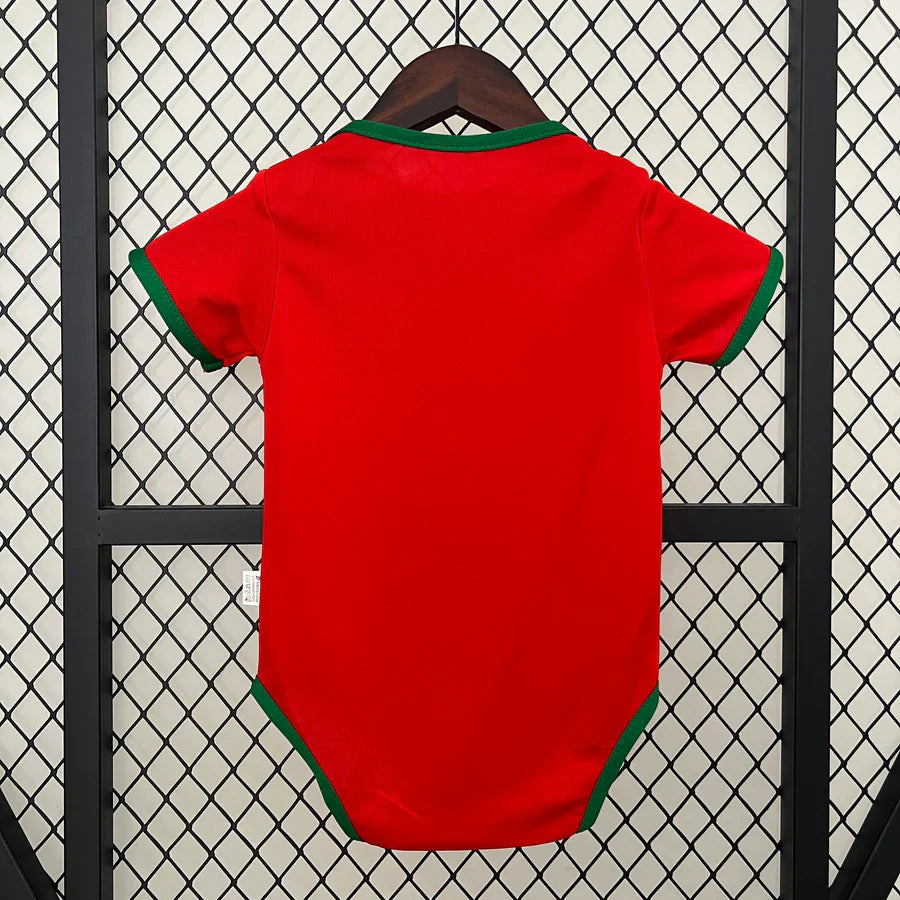 Body bebé Portugal vermelha  - Euro 2024