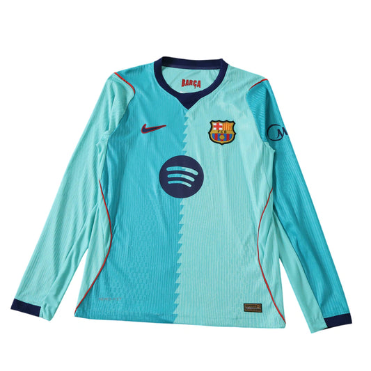 Camisola Barcelona terceira azul 2026/27 - MANGA LONGA