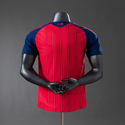 Camisola Espanha principal copa do mundo 2026 vermelha - PLAYER
