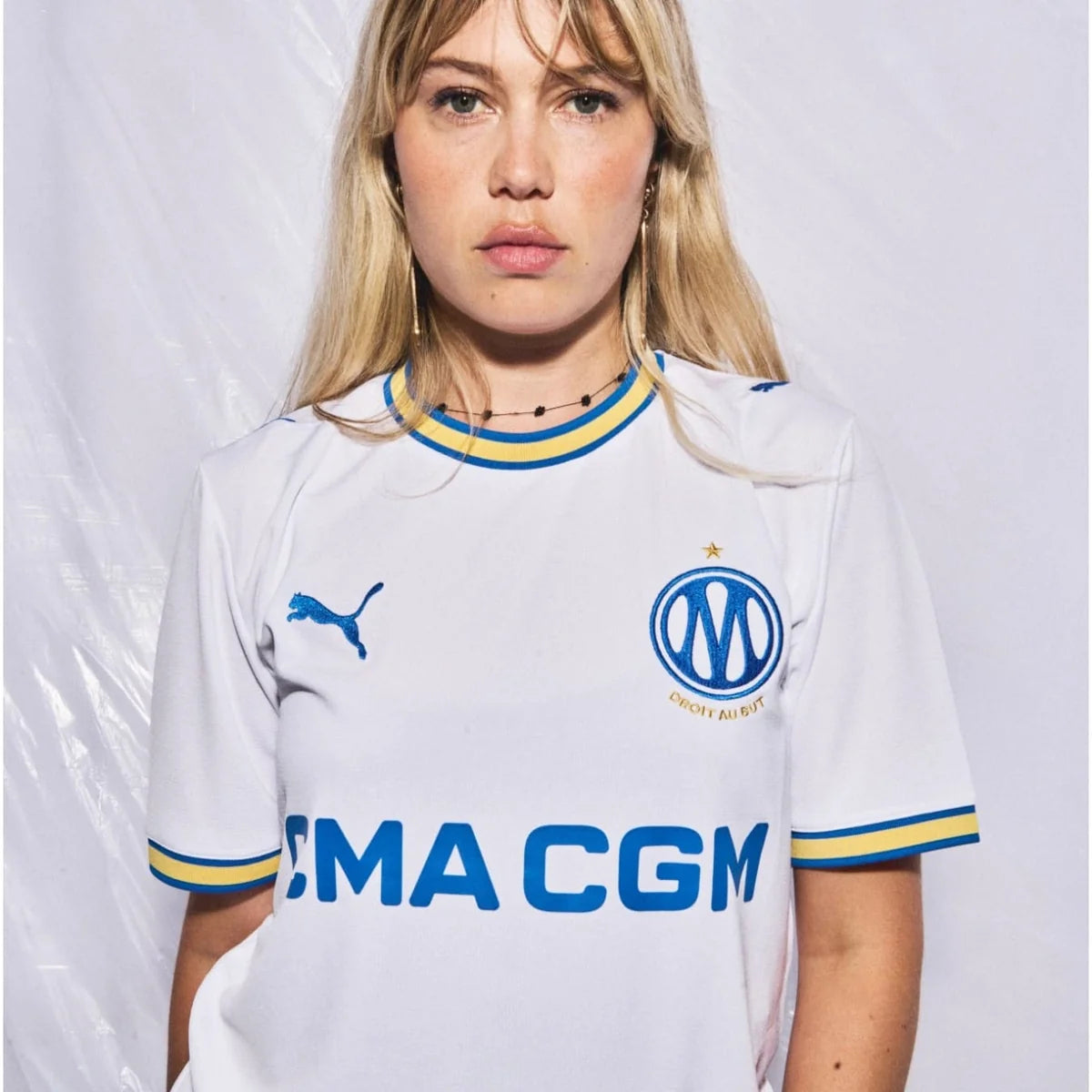 Camisola Feminina Marselha Principal 2026/27 – imagem 4