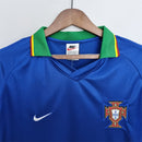 Camisola Portugal retrô Azul 1998