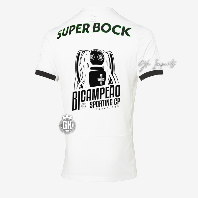Camisola BICAMPEÃO stromp verde/branca 2024/25