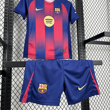 Conjunto Infantil Barcelona home 2025/26