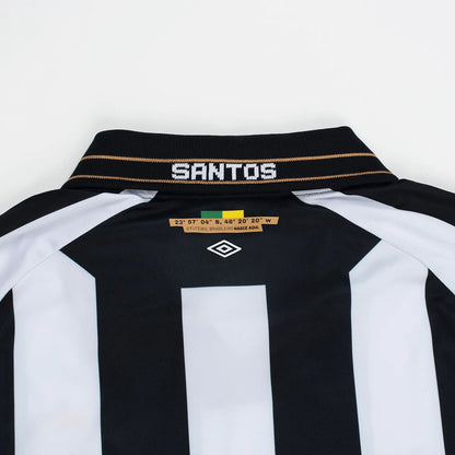 Camisola Santos Away 2026/27 branca/preto