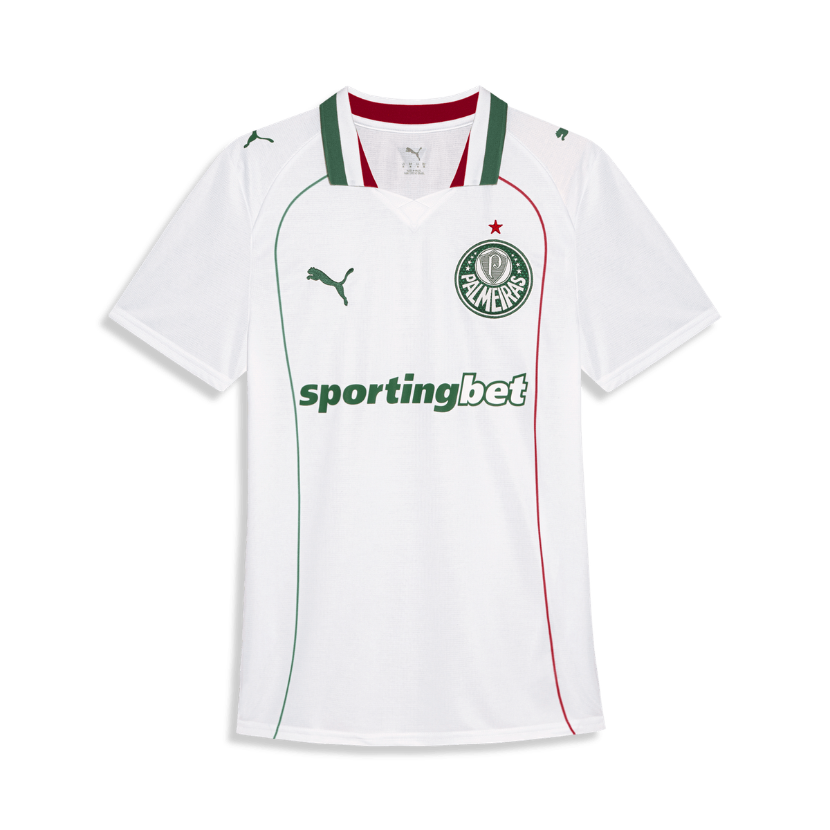 Camisola Palmeiras branca alternativa 2026/27