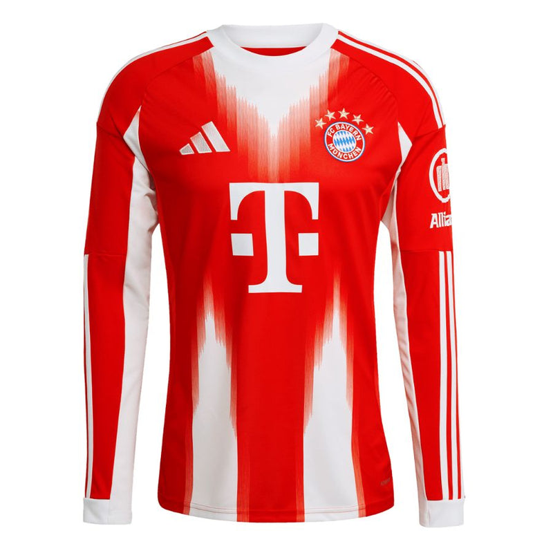 Camisola Bayern De Munique principal vermelha 2025/26 - MANGA LONGA