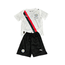 Conjunto Infantil Manchester City away 2025/26 branco