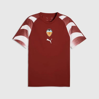 Camisola Valencia pré jogo vermelha 2026/27