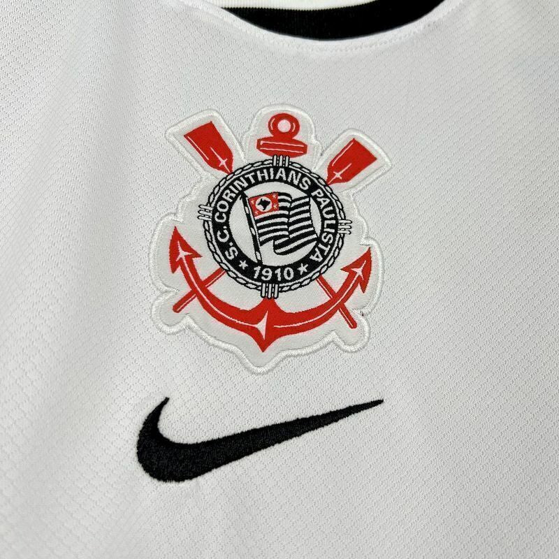 Camisola Corinthians branco Home 2025/26