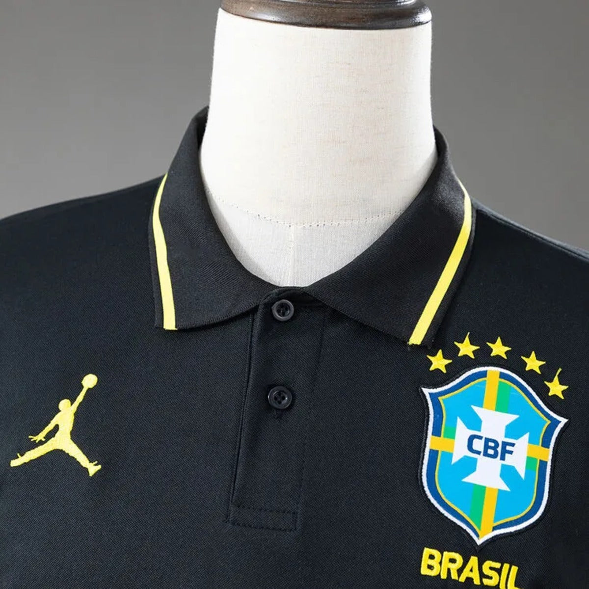 Camisola Brasil Jhordan Preta 2026