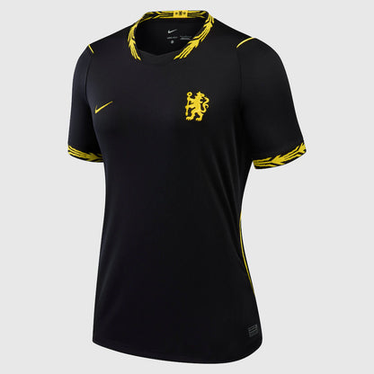 Camisola Chelsea FEMININA alternativa preta 2026/27