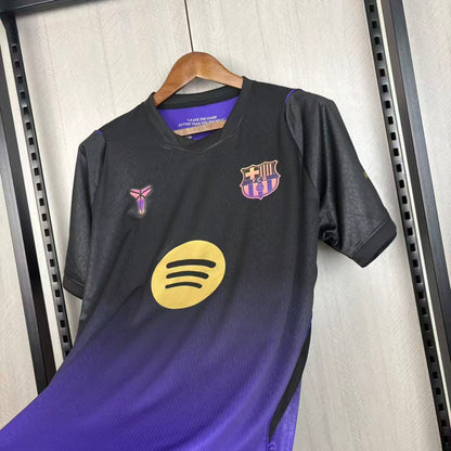 Camisola Barcelona alternativa preta e roxa 2026/27