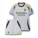 Conjunto infantil terceiro equipamento 2024/25 cinza