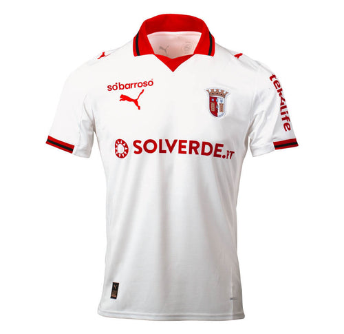 Camisola SC Braga Alternativa Branca 2025/26