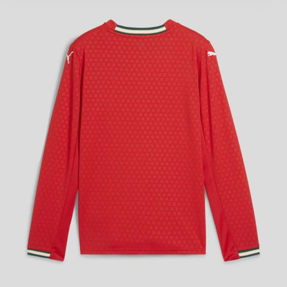 Camisola Seleção Portugal vermelha principal 2025 - MANGA LONGA