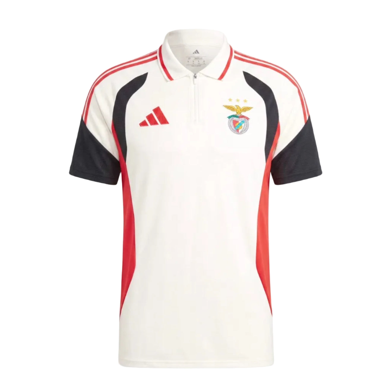 Camisola POLO treino branca e vermelho/preto 2026/27 treinamento