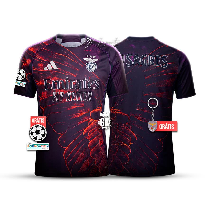 Camisola SL Benfica Vhils Quarta 2026/27 – imagem 7