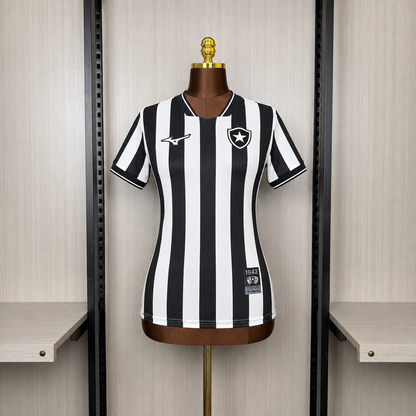 Camisola Feminina principal branca/preta 2026/27