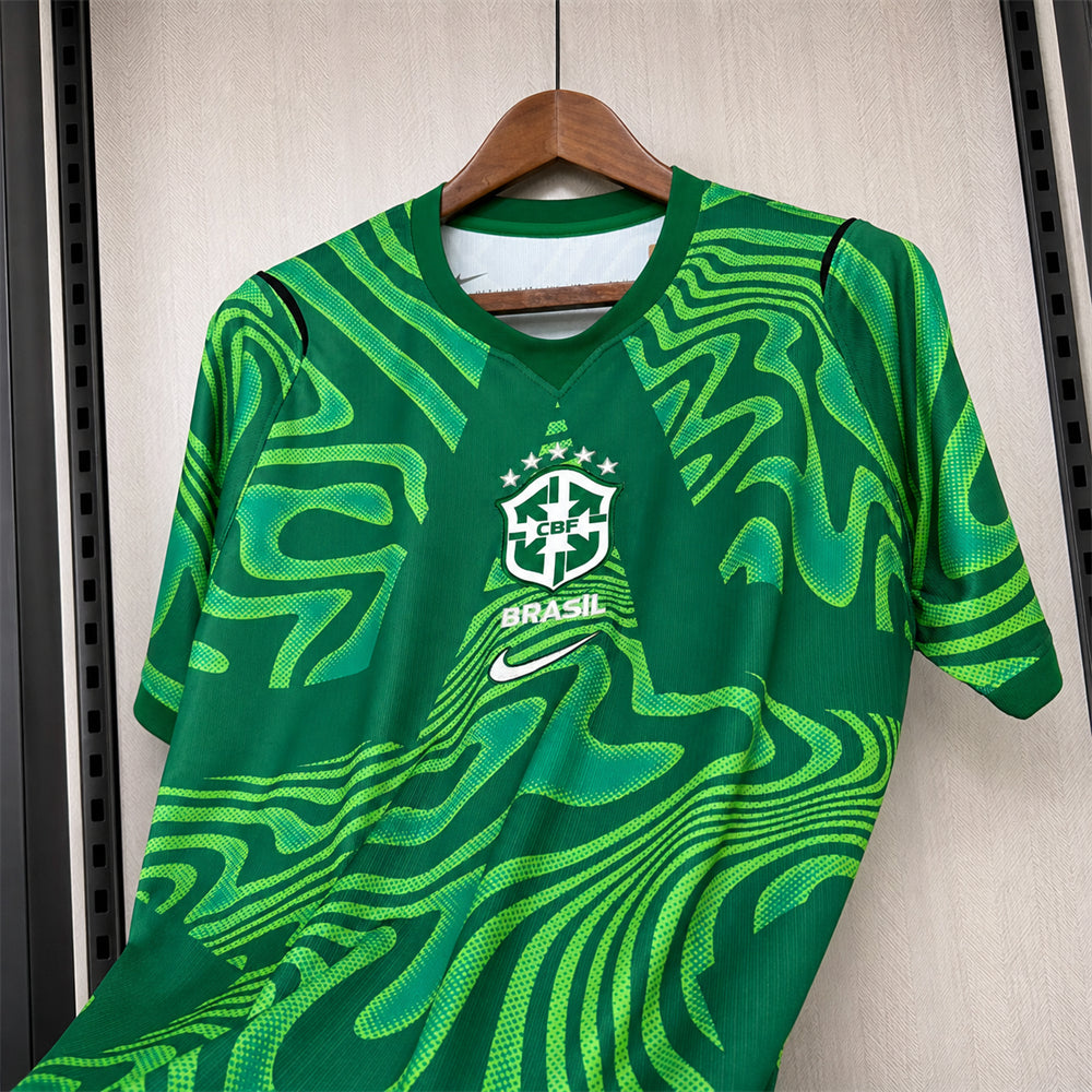 Camisola Brasil Home guarda redes Copa do Mundo 2026 - verde