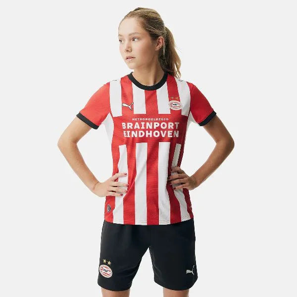 Camisola Feminina PSV Principal Vermelha e Branca 2026/27