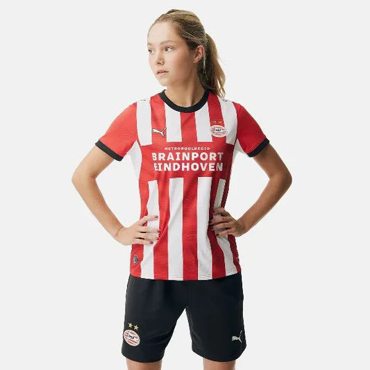 Camisola Feminina principal 2026/27 - vermelha/branca