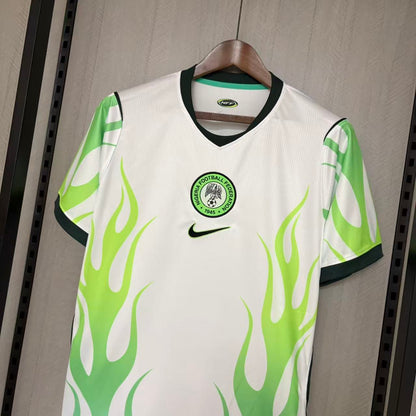 Camisola Seleção da Nigéria Away branca/verde - Copa do Mundo 2026