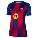 Camisola Barcelona FEMININA home azul e vermelho 2025/26