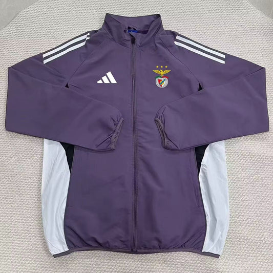 Casaco roxo 2025/26 fecho completo