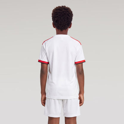 Conjunto Infantil Flamengo Away 2026/27 - branca