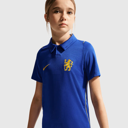 Conjunto Infantil Chelsea principal 2026/27 azul