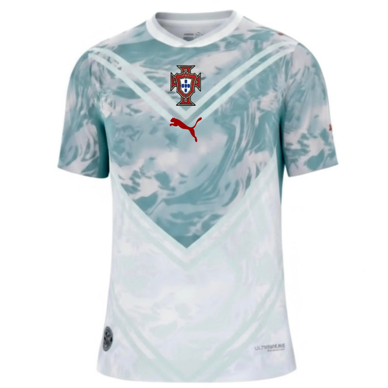 Camisola Seleção Portugal alternativa azul/branca COPA DO MUNDO 2026