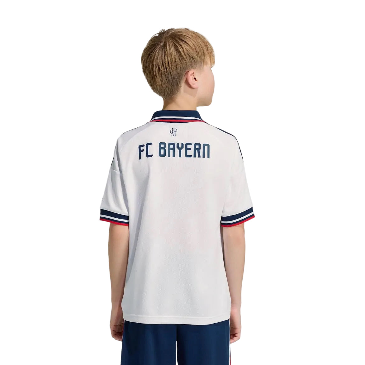 Conjunto Infantil Bayern de Munique alternativa 2026/27 - branca