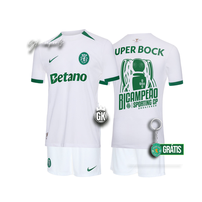 Conjunto Infantil Sporting CP Taça das Taças 2024/25 – imagem 3
