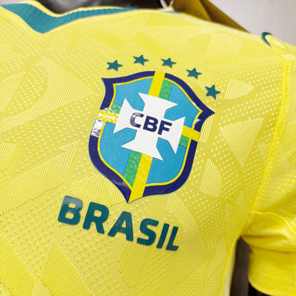 Camisola Brasil principal copa do mundo 2026 amarela - PLAYER