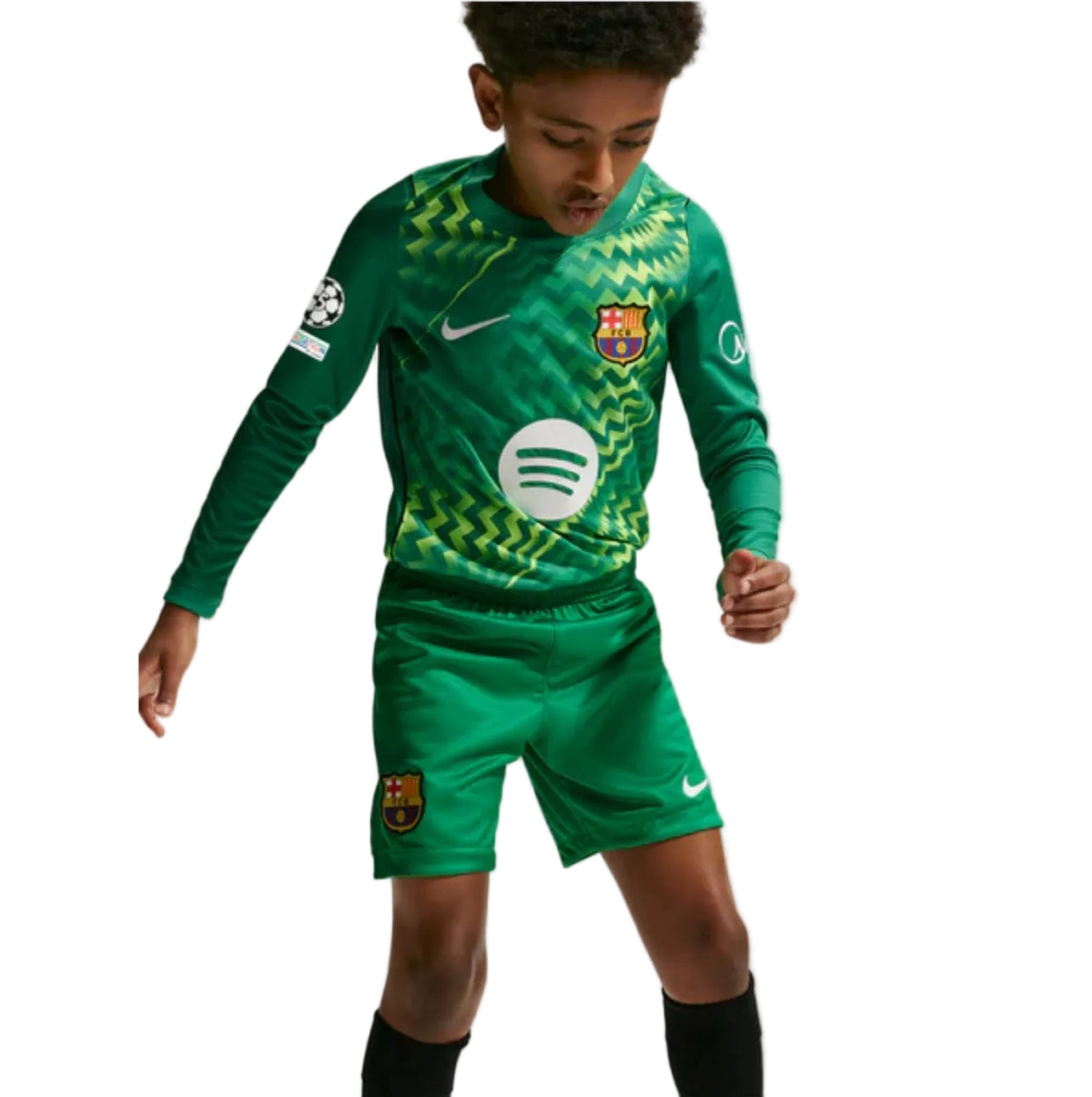 Conjunto Infantil Barcelona guarda redes 2026/27