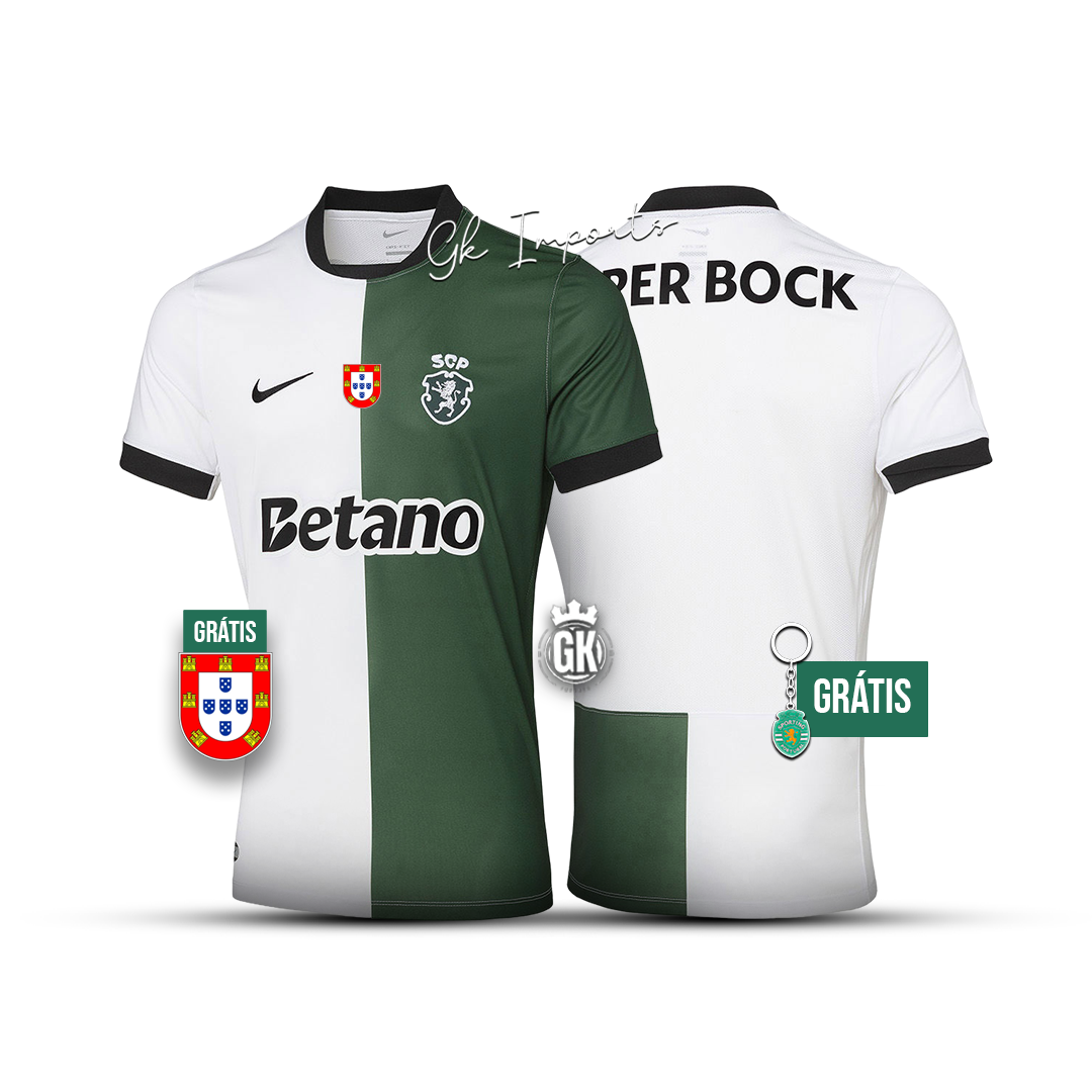 Camisola STROMP quarto equipamento 2025/26 verde/branco