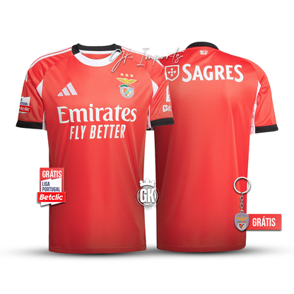 Camisola PRINCIPAL vermelha 2025/26