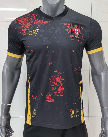 Camisola Portugal preta - CR7 2026/27 ADEPTO