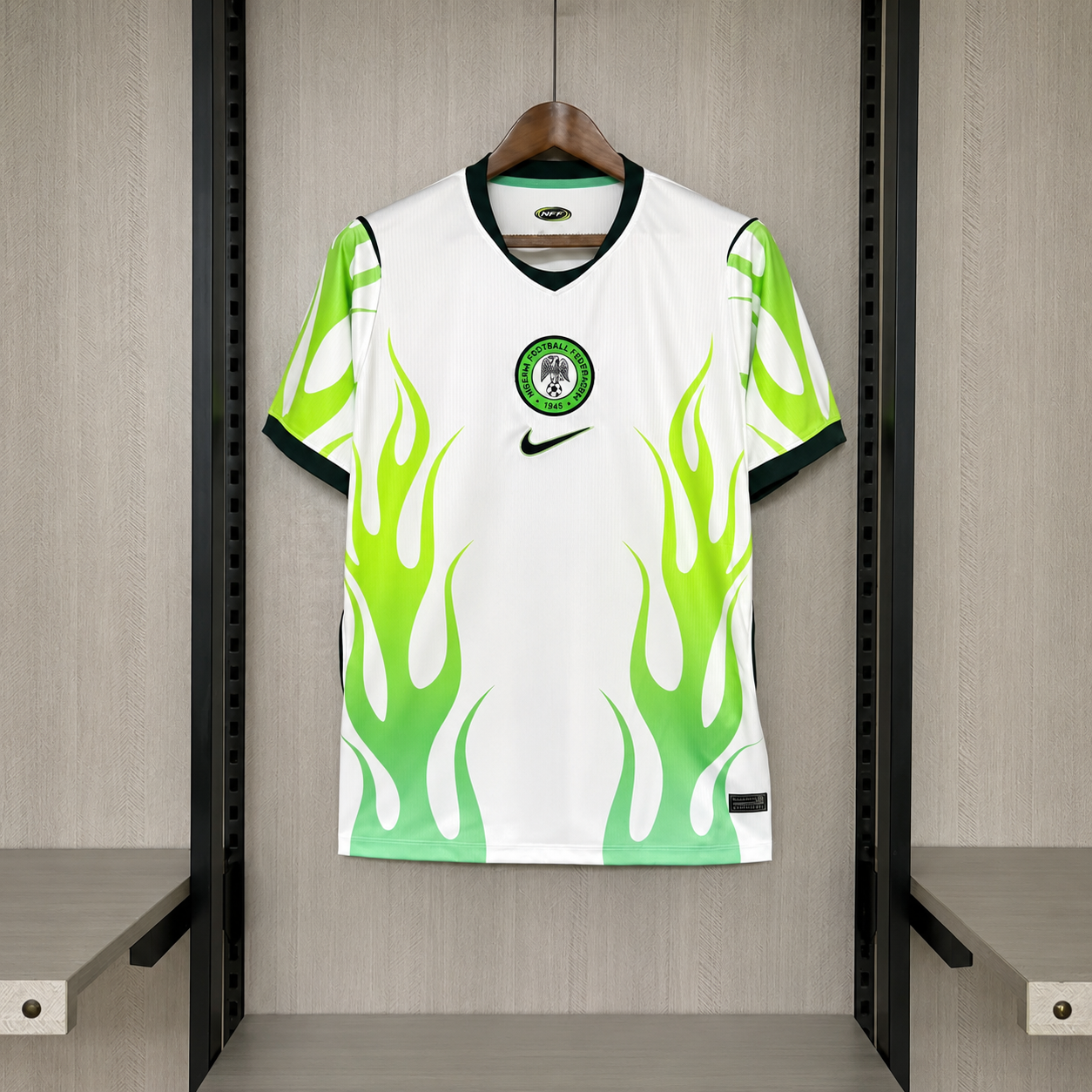 Camisola Seleção da Nigéria Away branca/verde - Copa do Mundo 2026