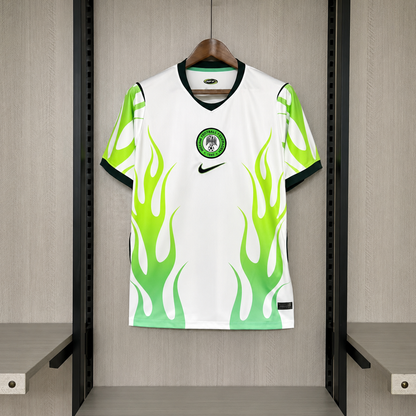 Camisola Seleção da Nigéria Away branca/verde - Copa do Mundo 2026