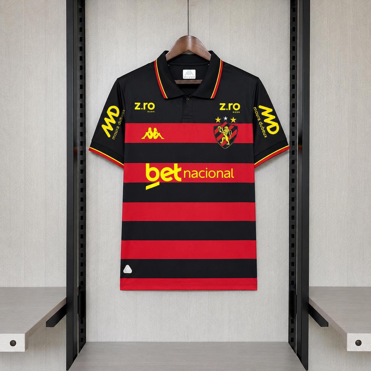 Camisola Sport Club Recife Principal 2026/27 vermelha/preto
