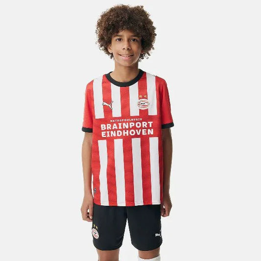 Conjunto Infantil principal 2026/27 - vermelho/branco