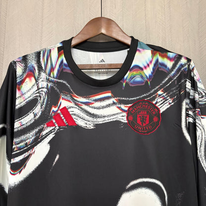Camisola Manchester United Pré Jogo 2026/27 - MANGA LONGA