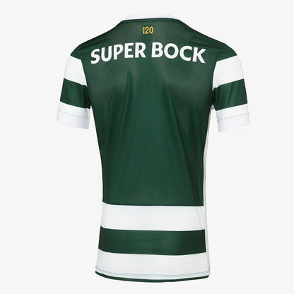Conjunto infantil S C P principal 120 anos verde e branca 2026/27 - [pré venda: 11 a 22 dias úteis]