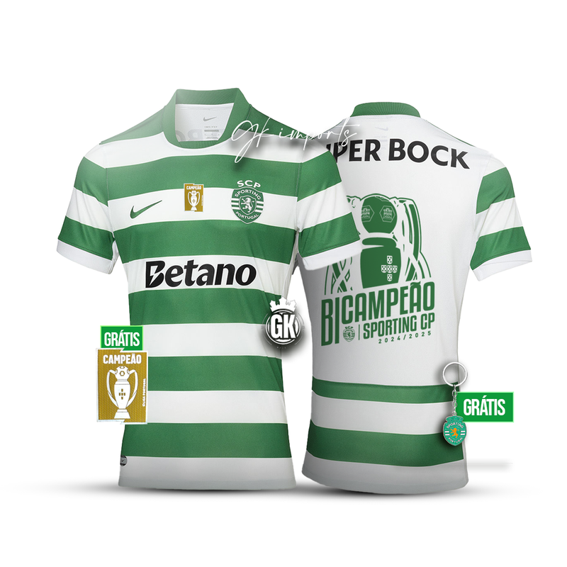 Camisola BICAMPEÃO principal 2025/26 LANÇAMENTO